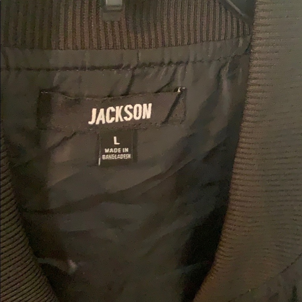 Black Bomber Jacket - Picture 3 of 3